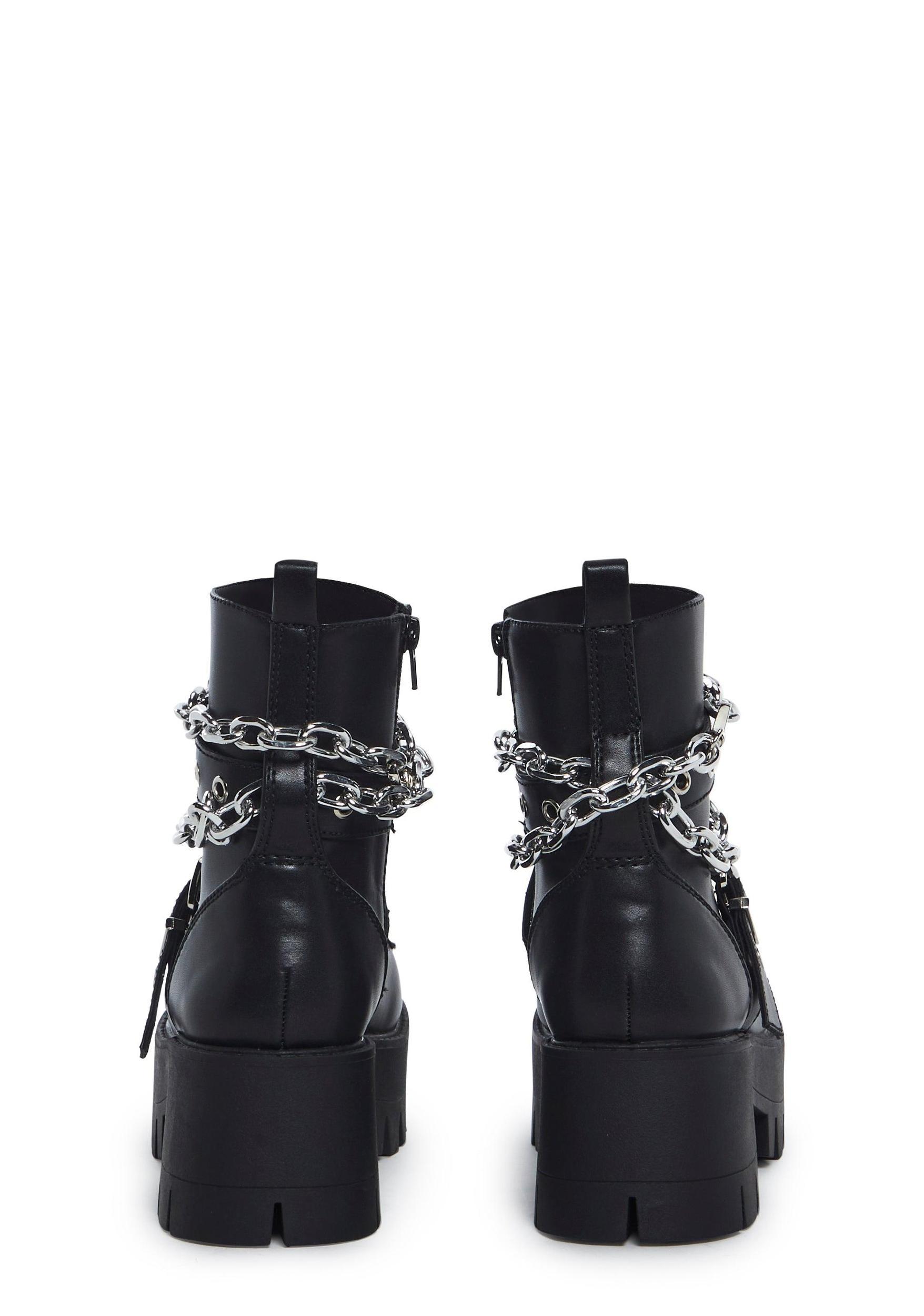 Bad Girl Blues Platform Boots Girls Product Image