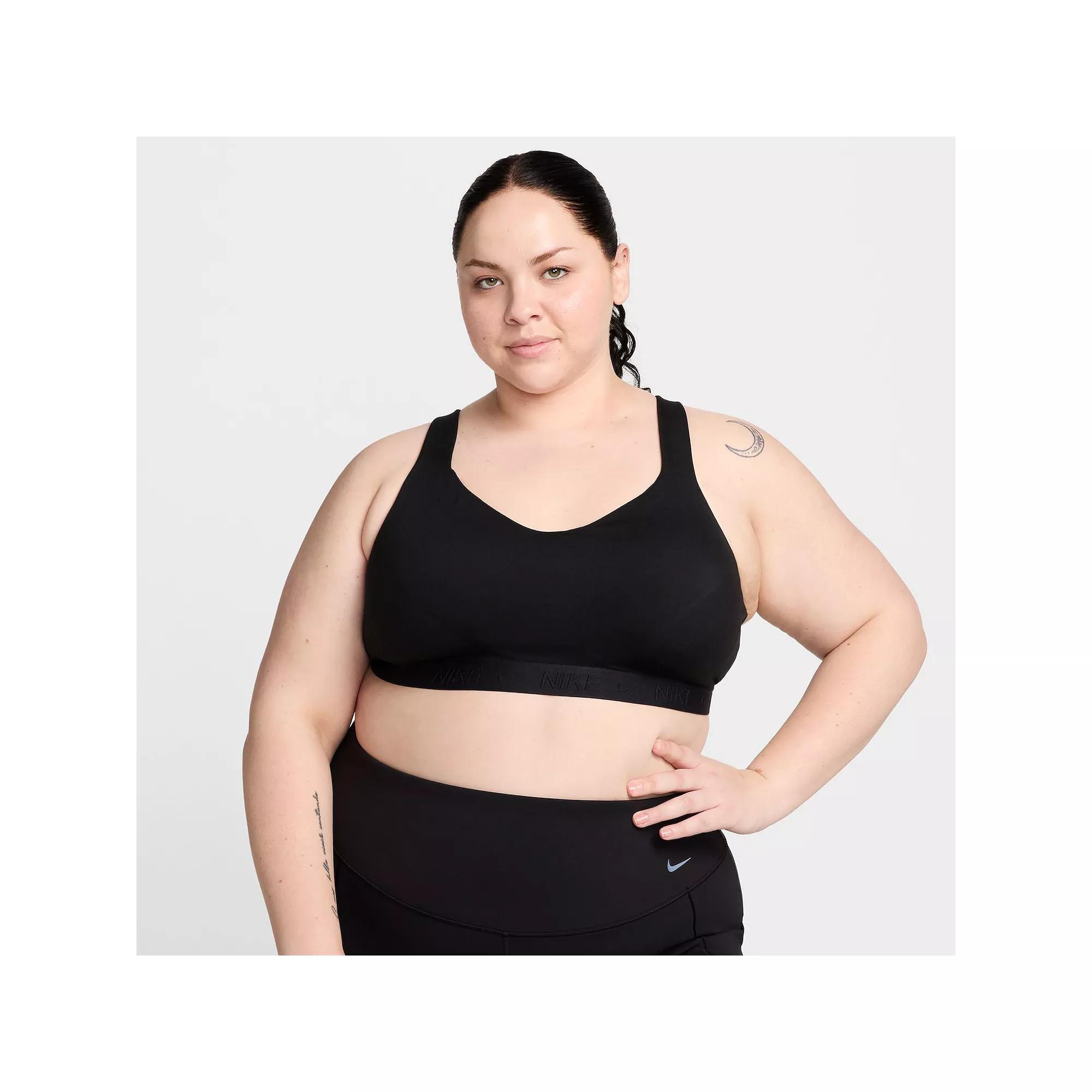 Plus Size Nike Indy High Support Padded Sports Bra, Women's, Size: 2XL, Black Product Image