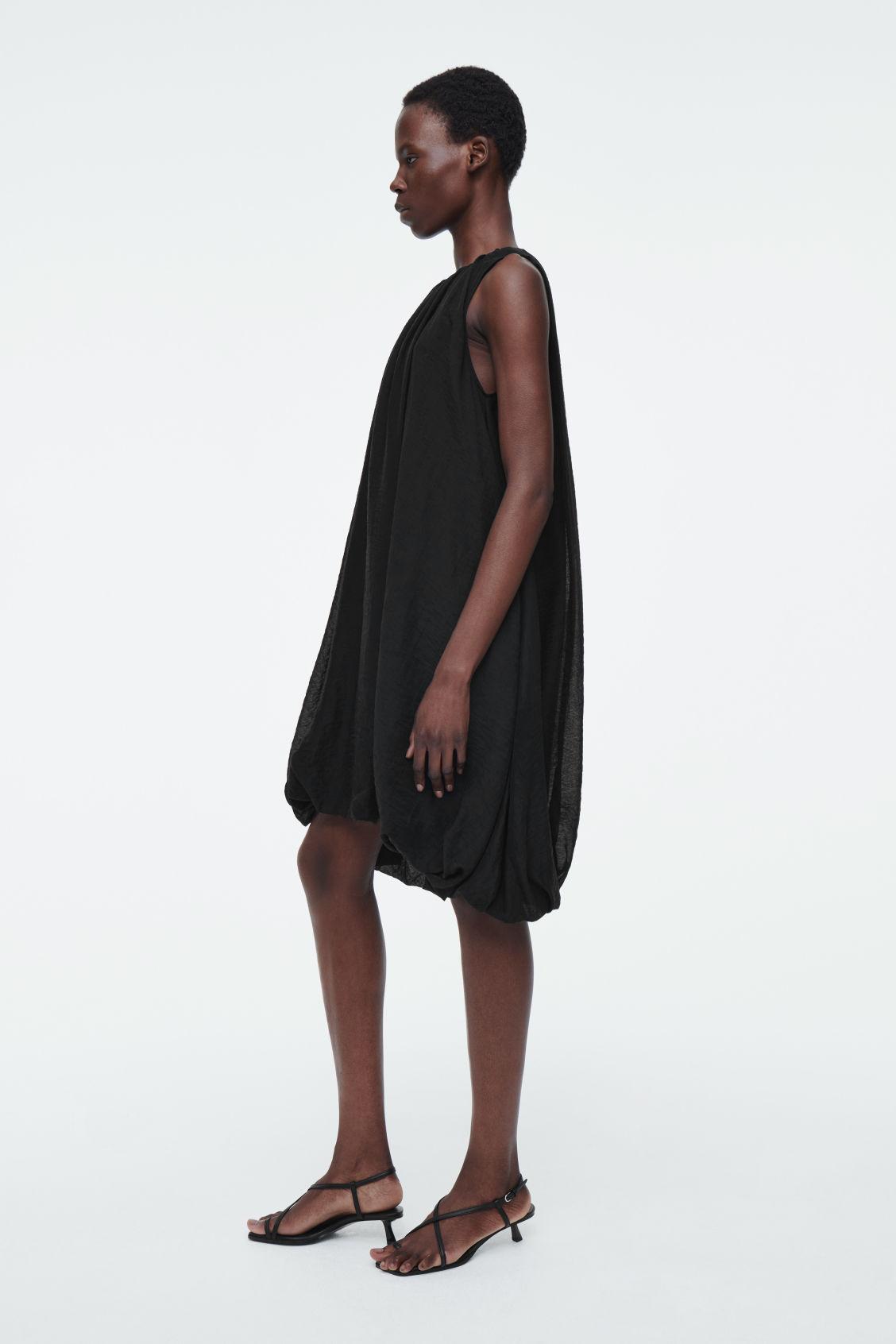 BUBBLE-HEM MINI DRESS Product Image
