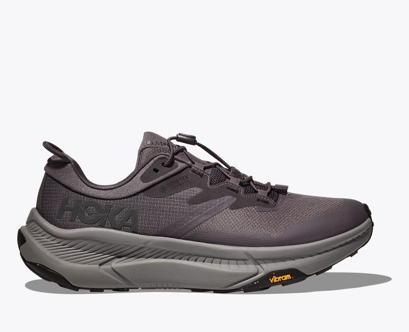 HOKA Mens Transport GTX Shoes in Frost/Gold, Size 8.5 Product Image