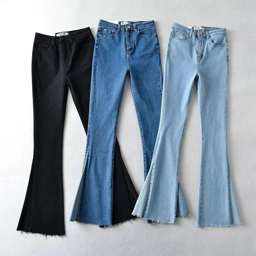 Mid Rise Bootcut Jeans Product Image