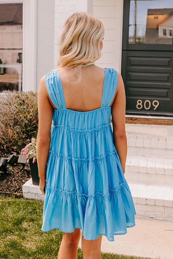 So Charmed Shift Dress in Sky Blue Product Image