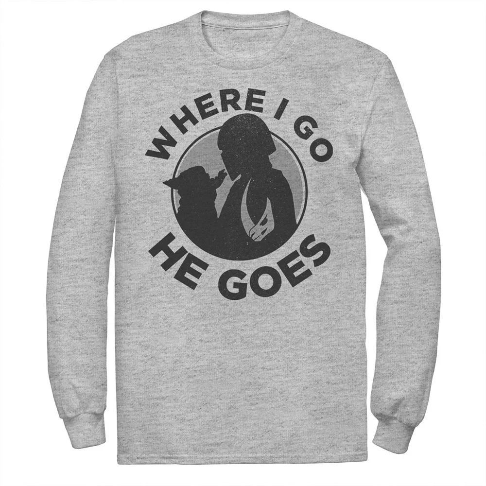 Men's Star Wars Manalorian Quote Tee, Size: Small, Athletic Grey Product Image