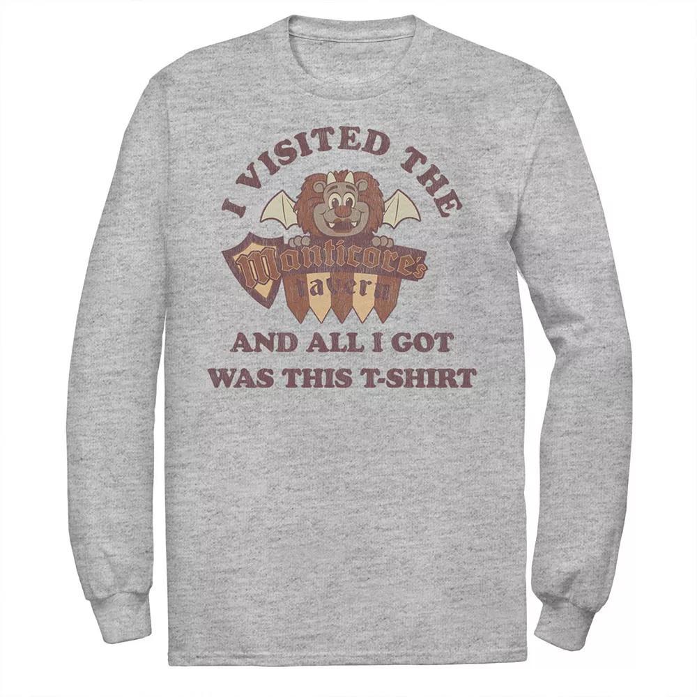 Disney / Pixar's Onward Men's Manticore's Tavern Souvenir Tee, Size: Small, Athletic Grey Product Image