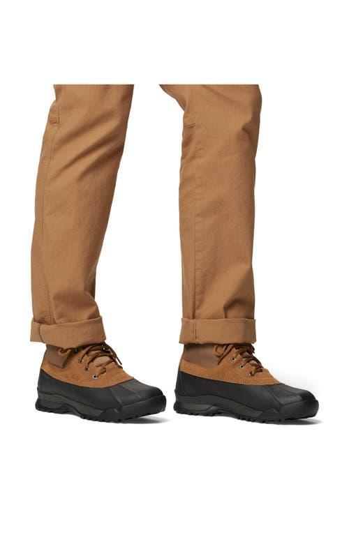 SOREL Buxton Lite Waterproof Boot In Elk/black Product Image