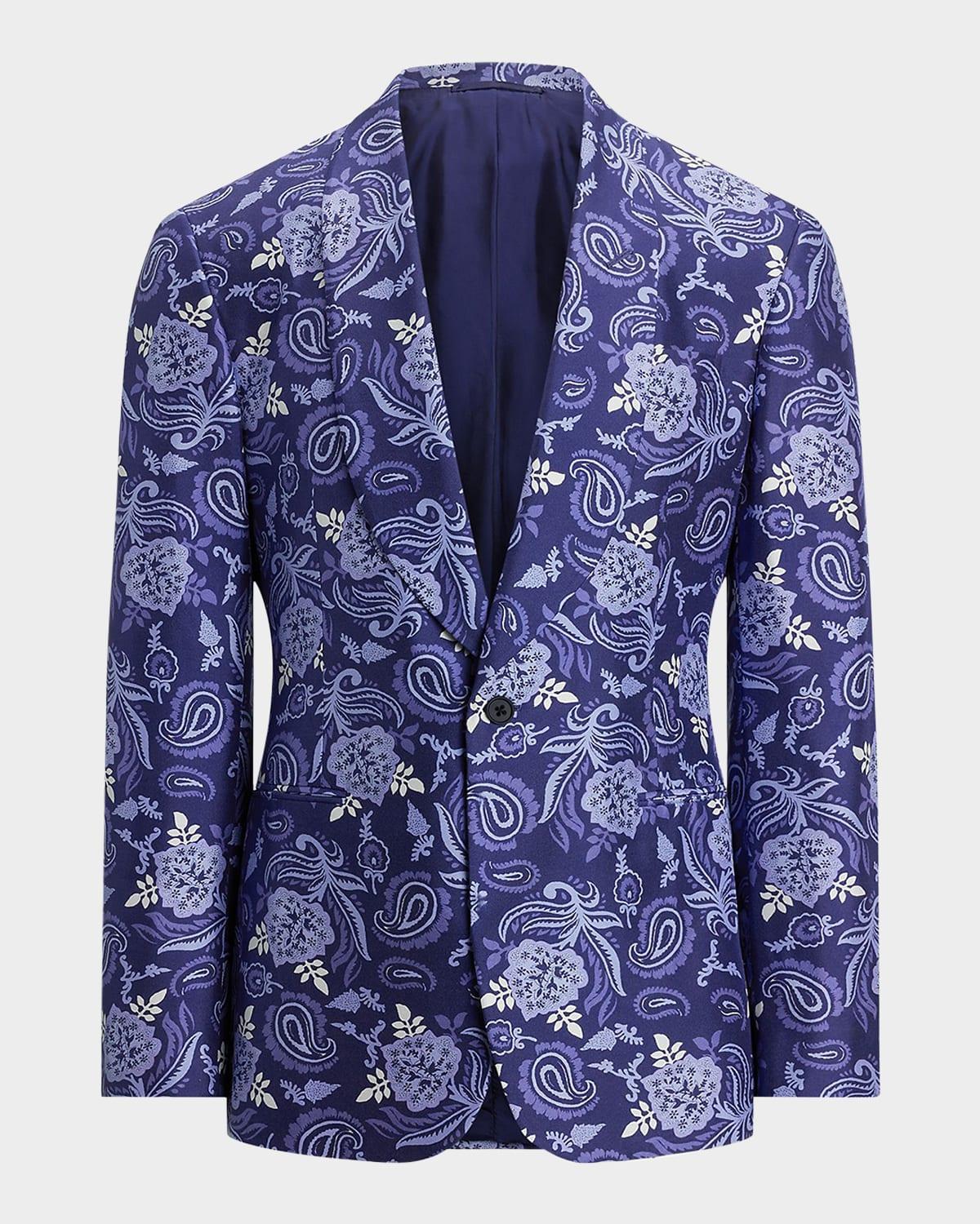 Mens Kent Paisley Silk Sport Coat Product Image