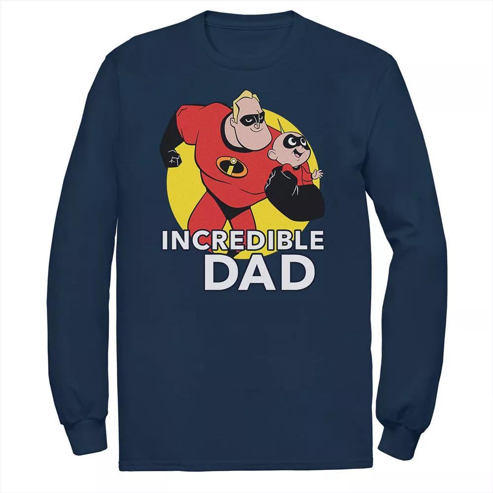 Big & Tall Disney / Pixar Incredibles 2 Dad Poster Tee, Men's, Size: 3XL Tall, Blue Product Image