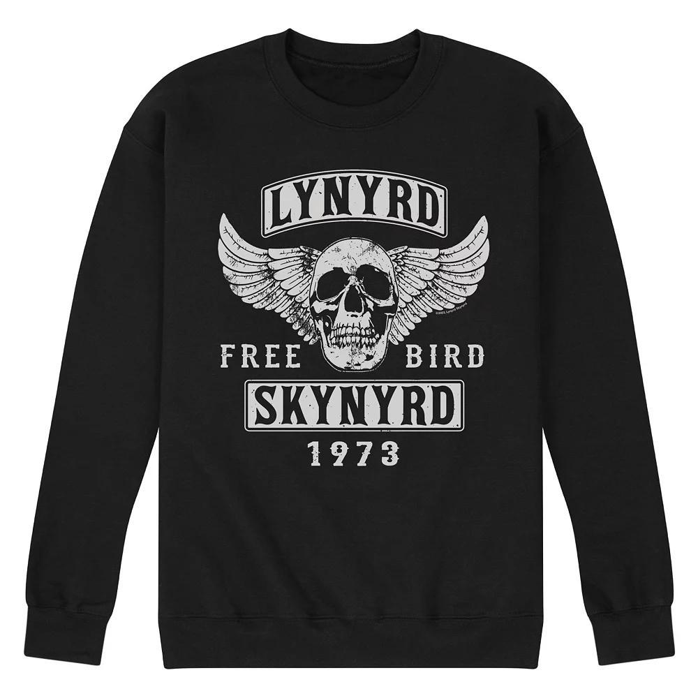 Men's Lynyrd Skynyrd Free Bird Graphic Fleece, Size: Large, Black Product Image