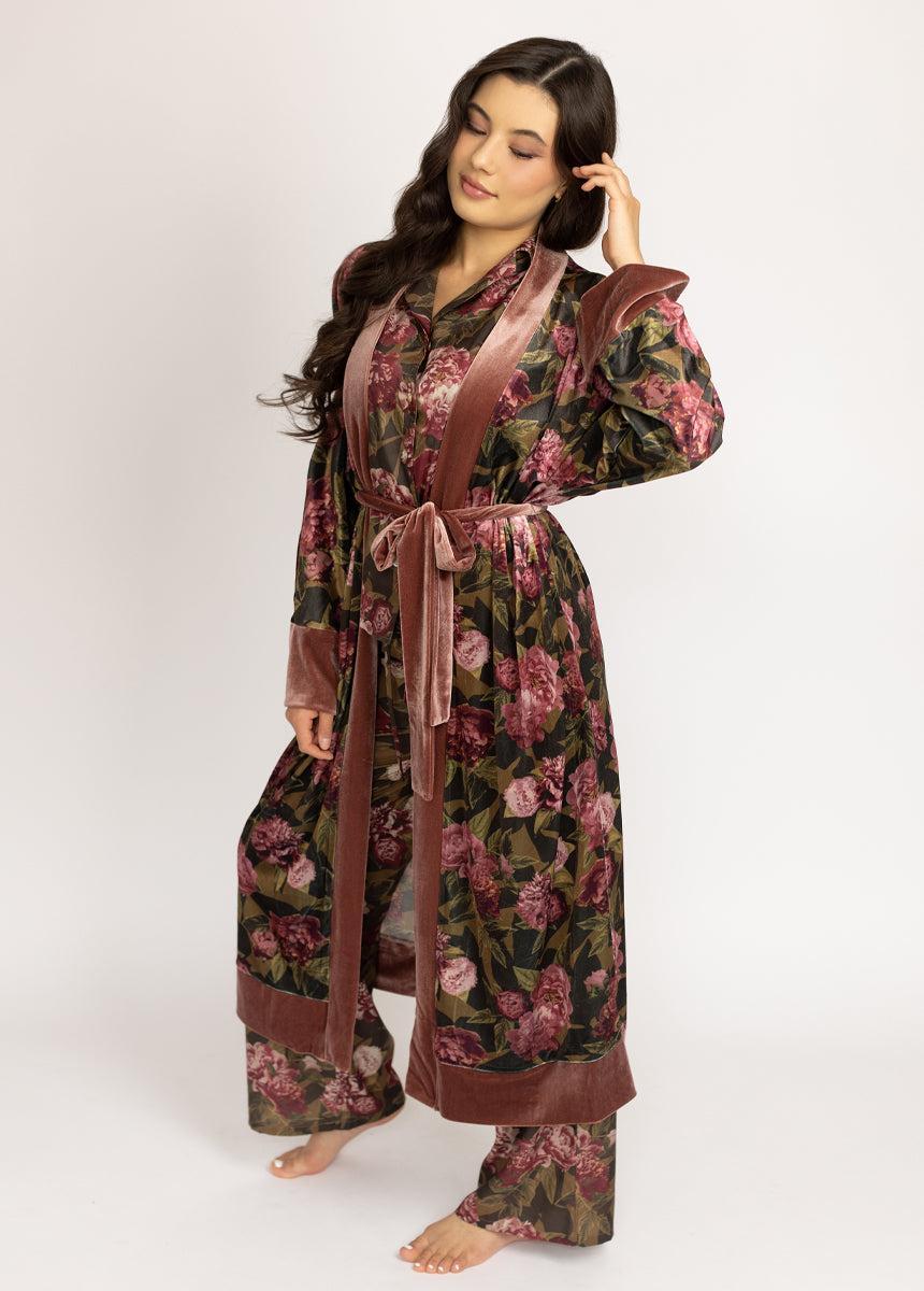Lyana PJ Set in Bistre Floral Female Product Image