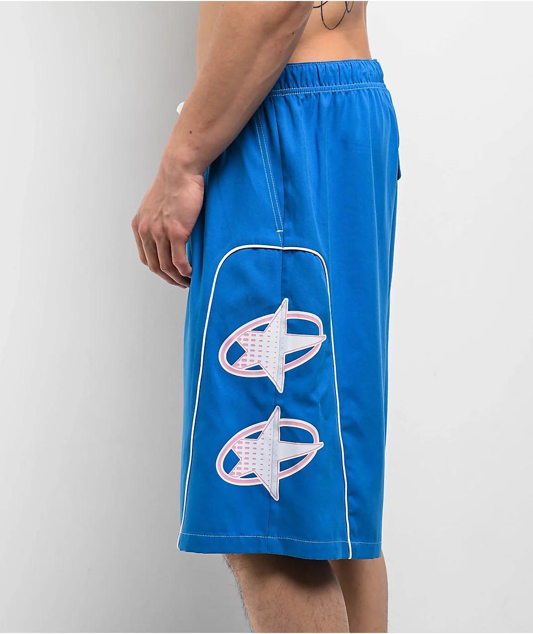 A.LAB Bass Jellyfish Blue Board Shorts Product Image
