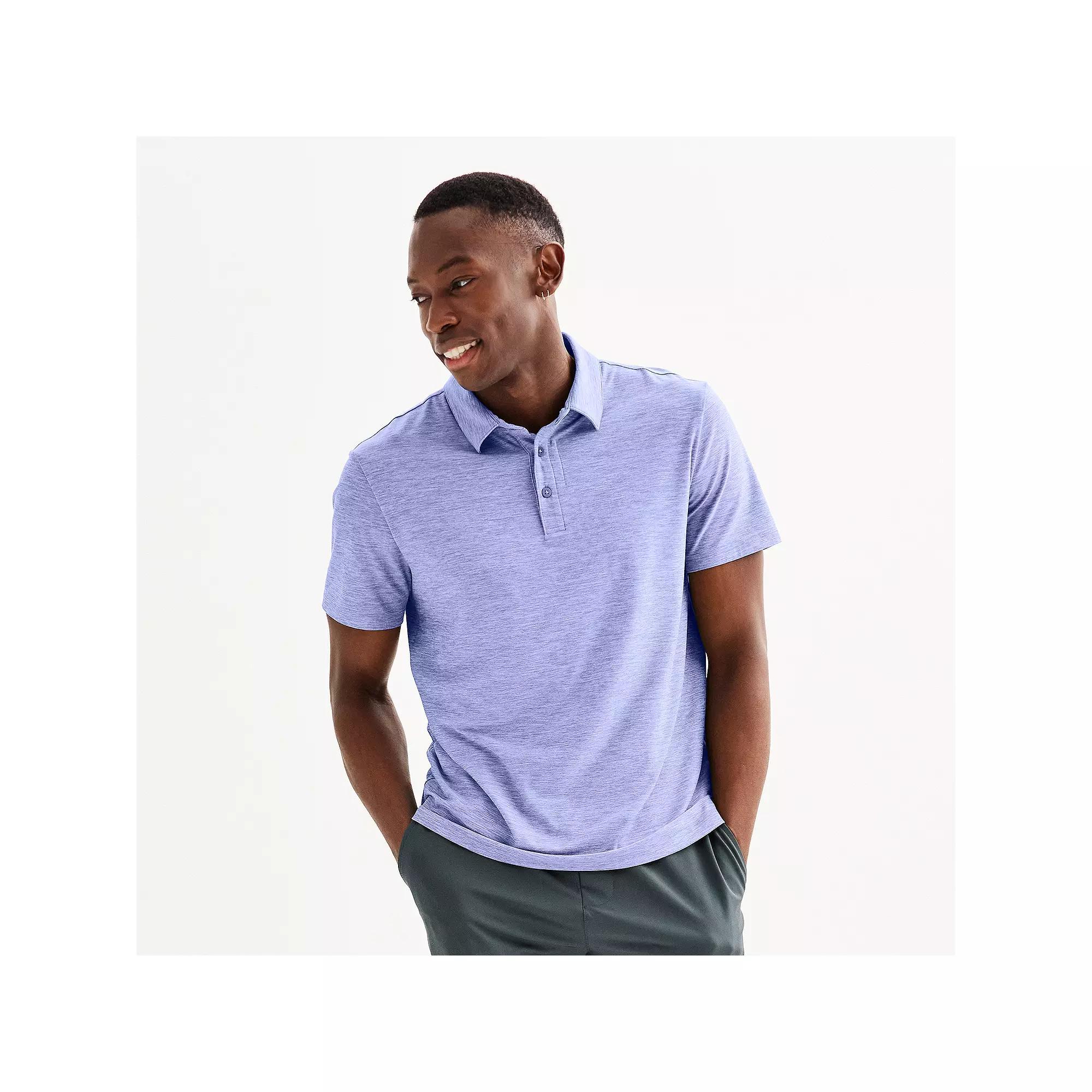Men's FLX Luxury Soft Wander Polo, Size: XL, Light Purple Product Image