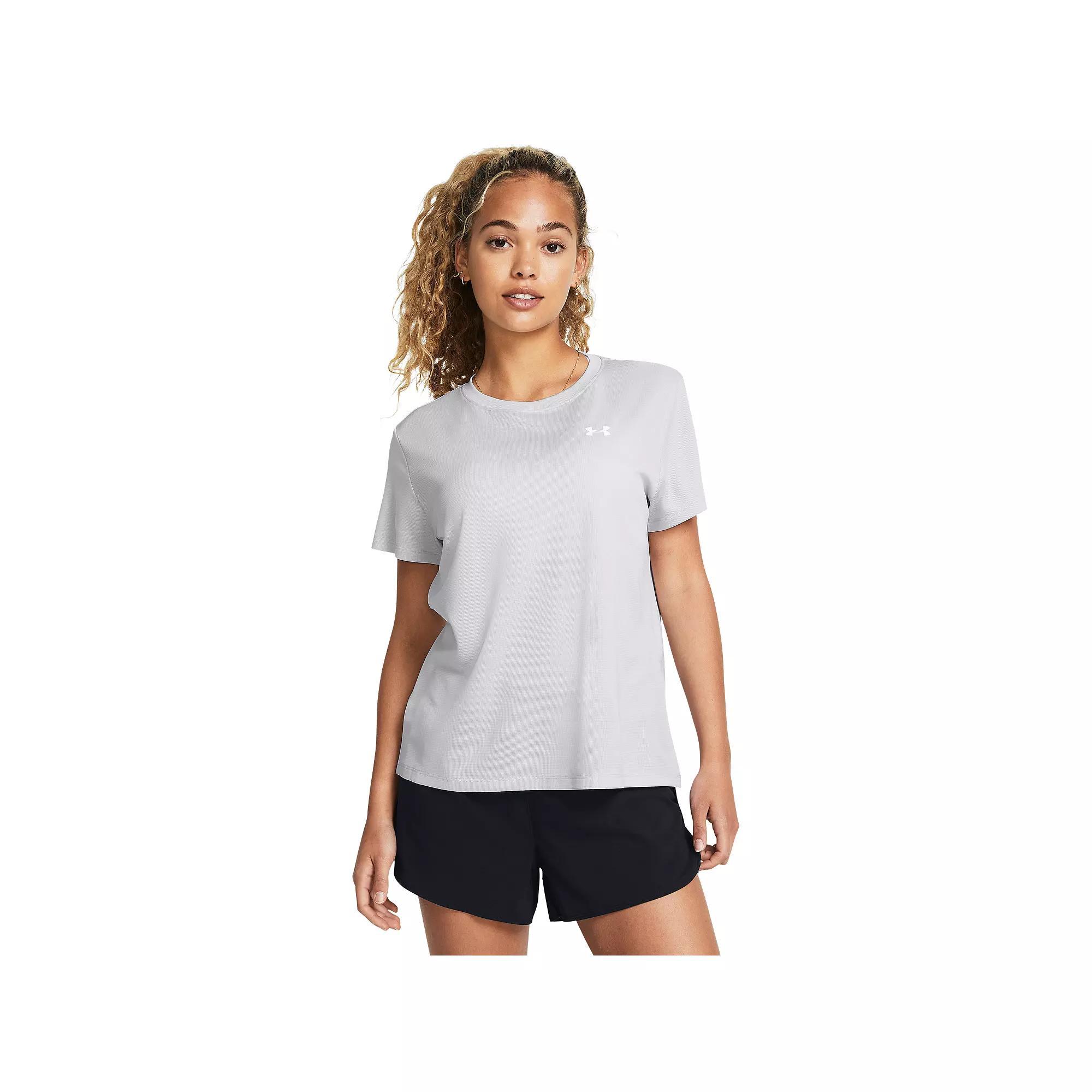 Women's Under Armour Tech™ Short Sleeve Tee, Size: Small, Halo Gray Product Image