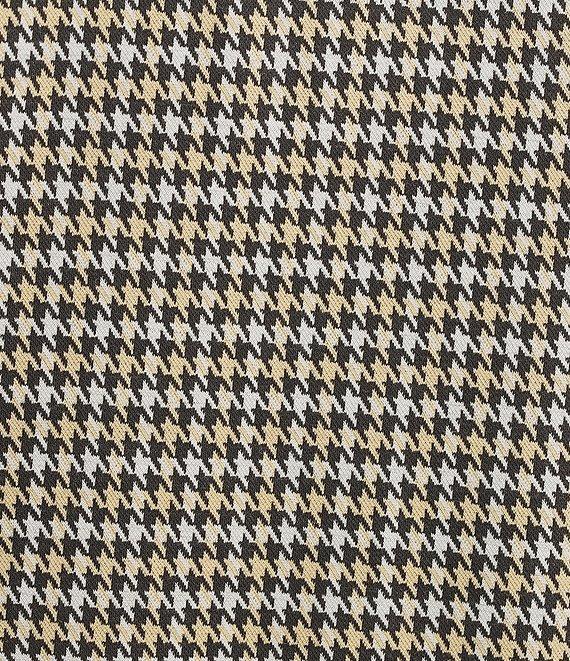 Murano Slim Fit Houndstooth Short Sleeve Polo Shirt Product Image