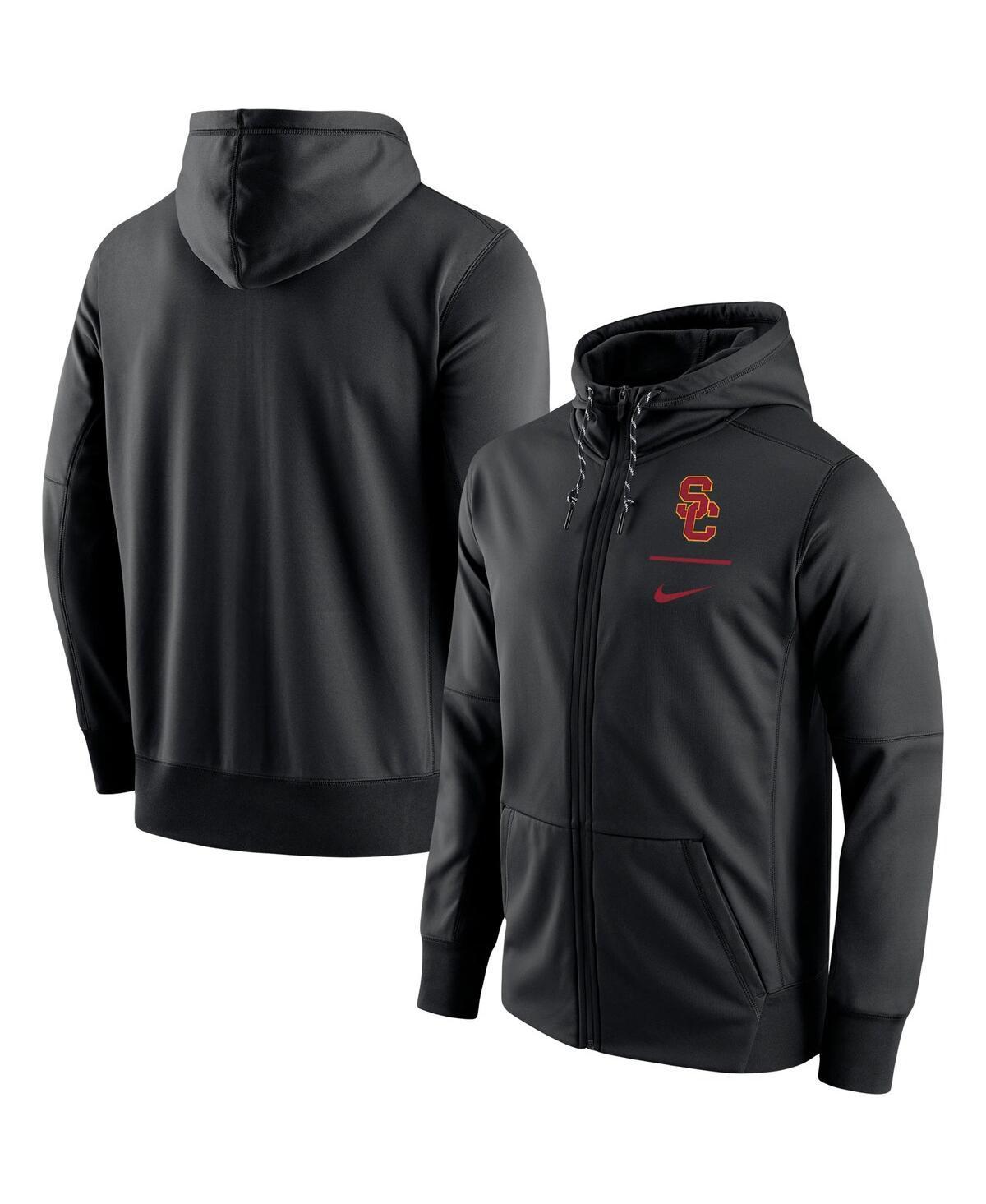 Men's Nike Heathered Gray Alabama Crimson Tide Throwback Primary Logo Stack Performance Full-Zip Hoodie, Size: XL, Grey Product Image
