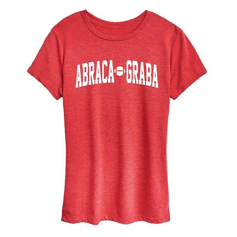 Womens Abraca Graba Graphic Tee, Girls Heather Grey Product Image