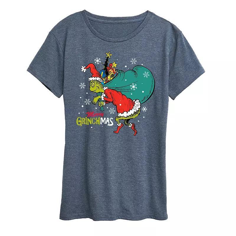 Women's Coors Banquet Mountains Graphic Tee, Size: Medium, Grey Blue Product Image