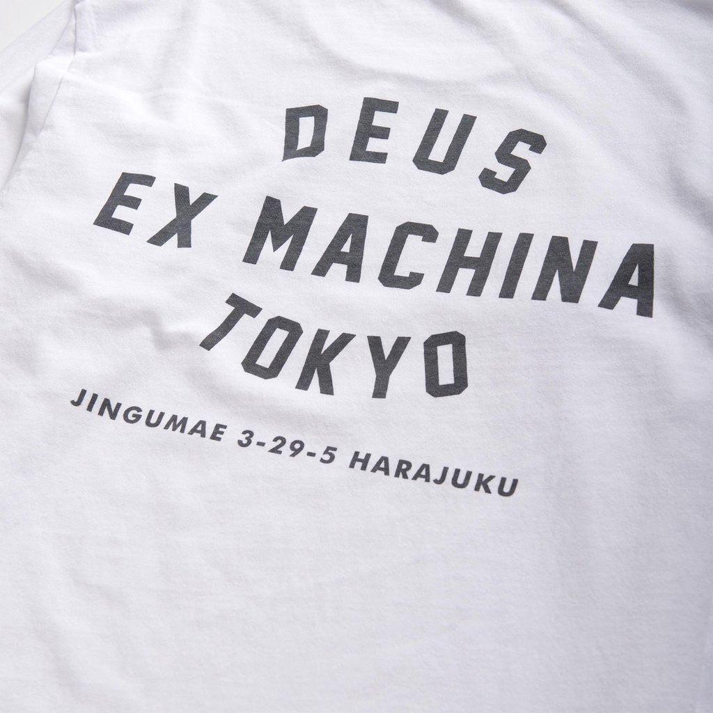 Tokyo Address Long Sleeve Tee - White Product Image