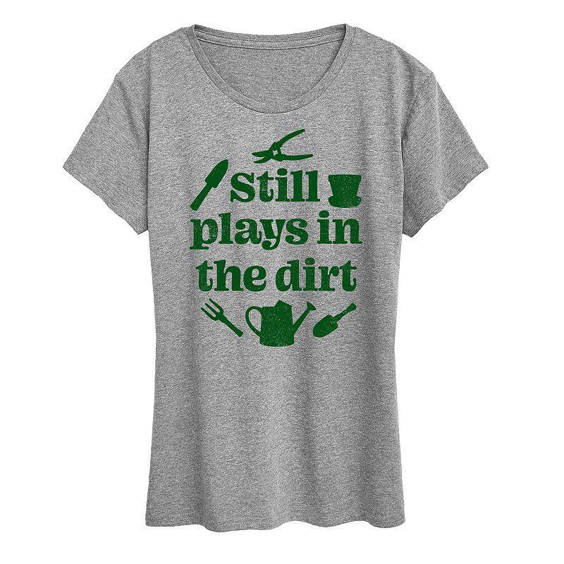 Womens Still Plays In The Dirt Graphic Tee Product Image