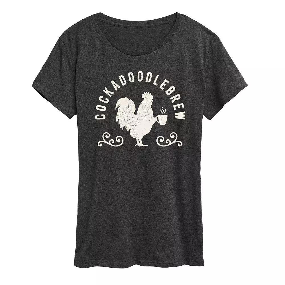 Womens Cockadoodlebrew Graphic Tee, Girls Product Image