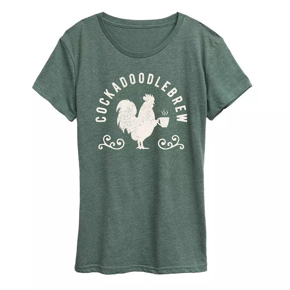 Womens Cockadoodlebrew Graphic Tee, Girls Product Image