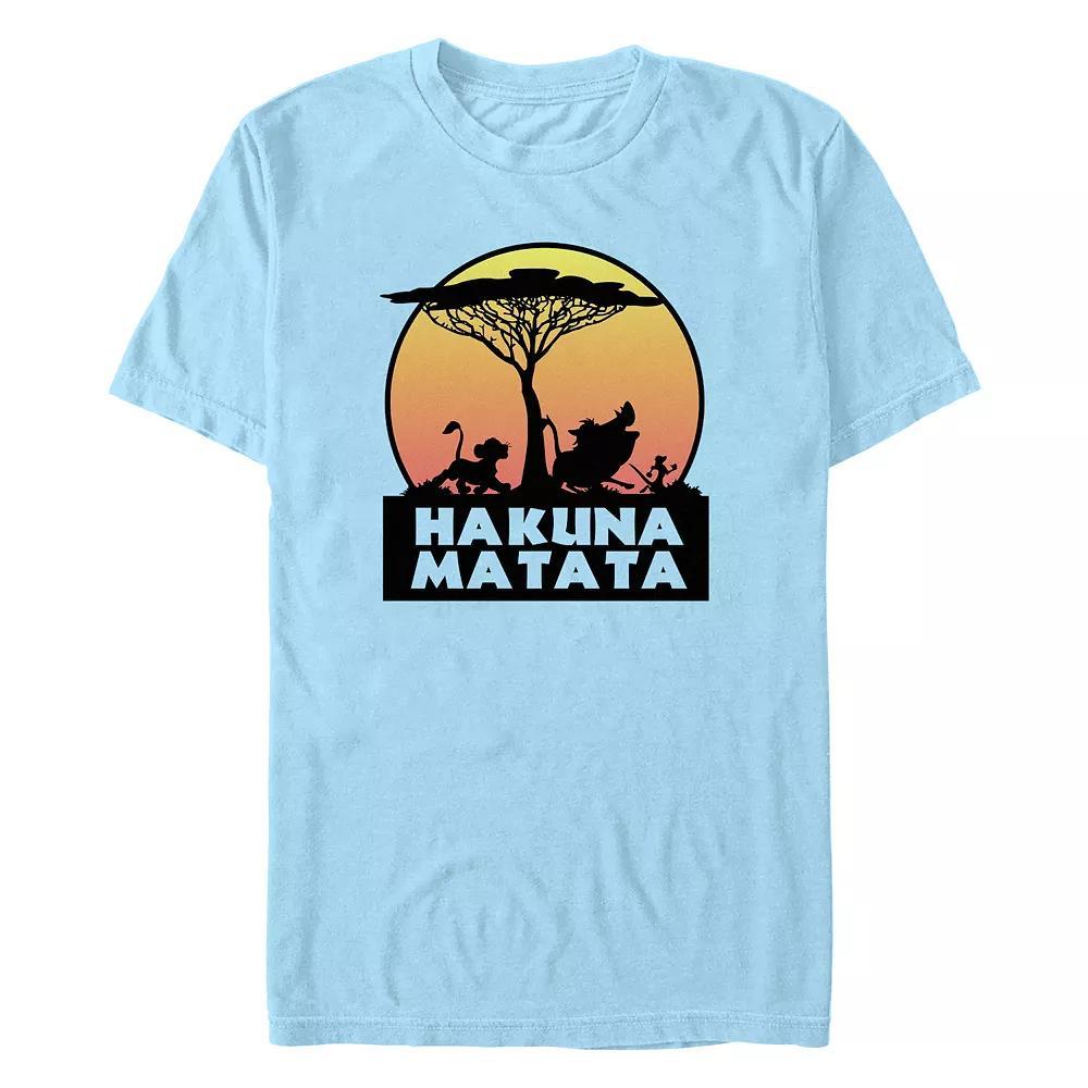 Disneys The Lion King Simba, Pumbaa & Timon Hakuna Matata Tree Mens Graphic Tee Product Image