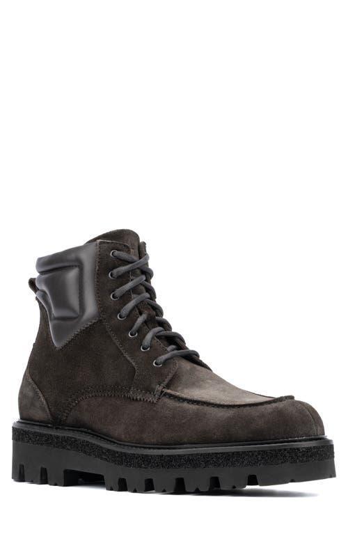 Mens Fortino Weatherproof Suede Zip Combat Boots Product Image