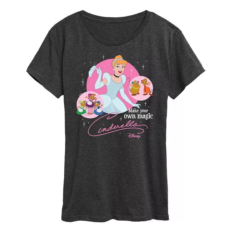 Disney's Cinderella Women's Magic Graphic Tee, Size: Medium, Blue Product Image