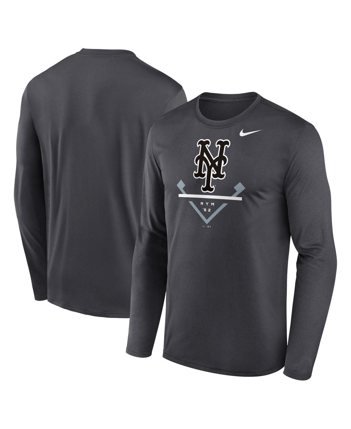Men's Nike Anthracite Chicago White Sox Icon Legend Performance Long Sleeve T-Shirt, Size: Medium, Grey Product Image
