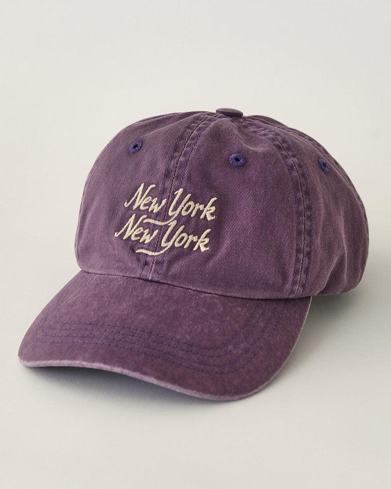 NY NY Script Hat - Purple Product Image