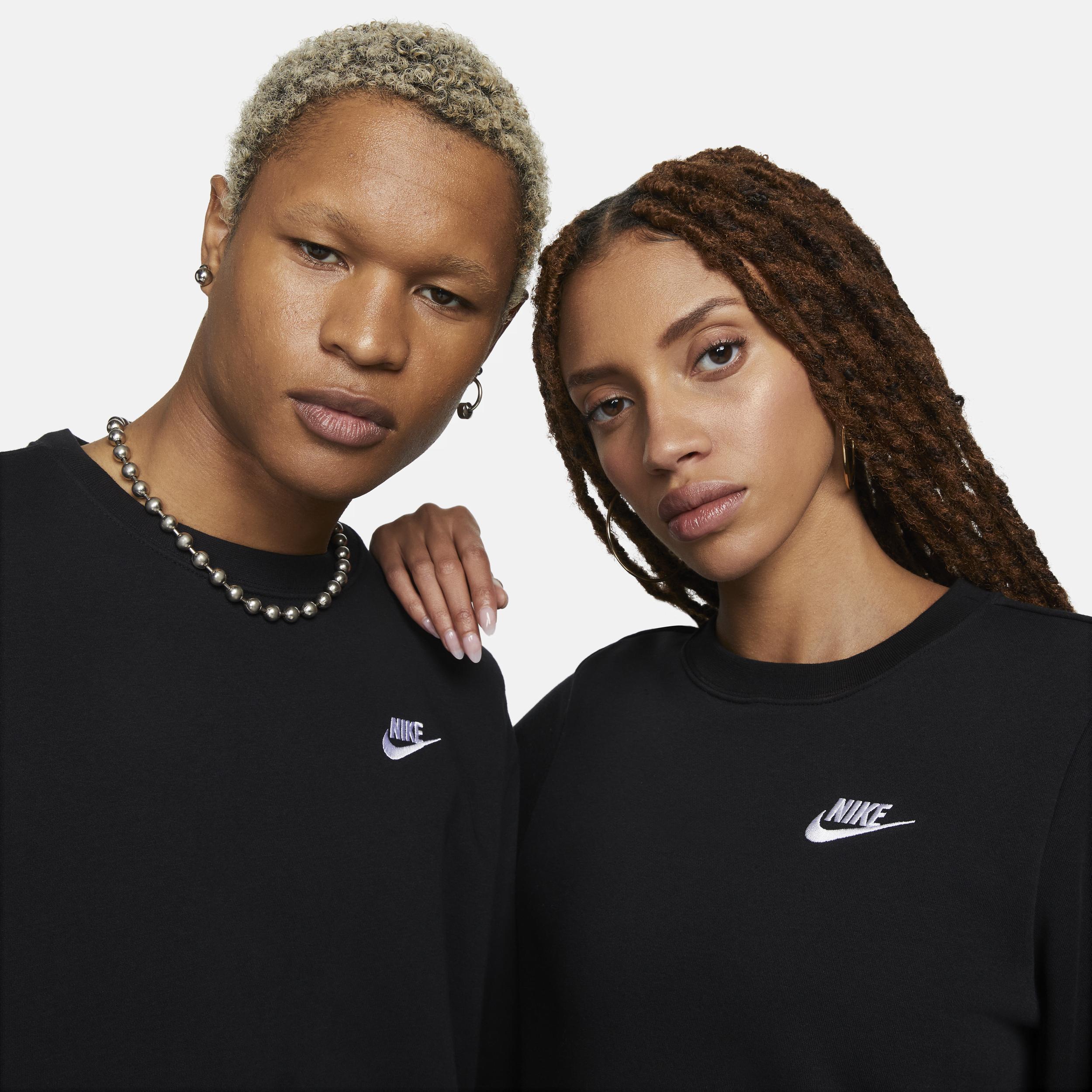 Women's Nike Sportswear Club Fleece Crew-Neck Sweatshirt Product Image
