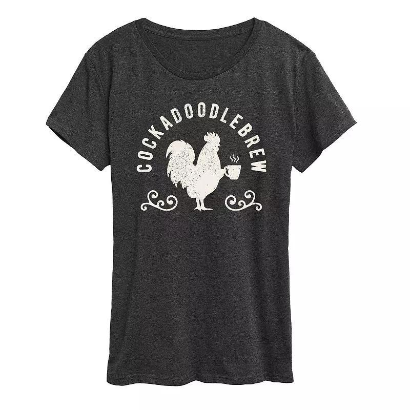 Womens Cockadoodlebrew Graphic Tee, Girls Product Image
