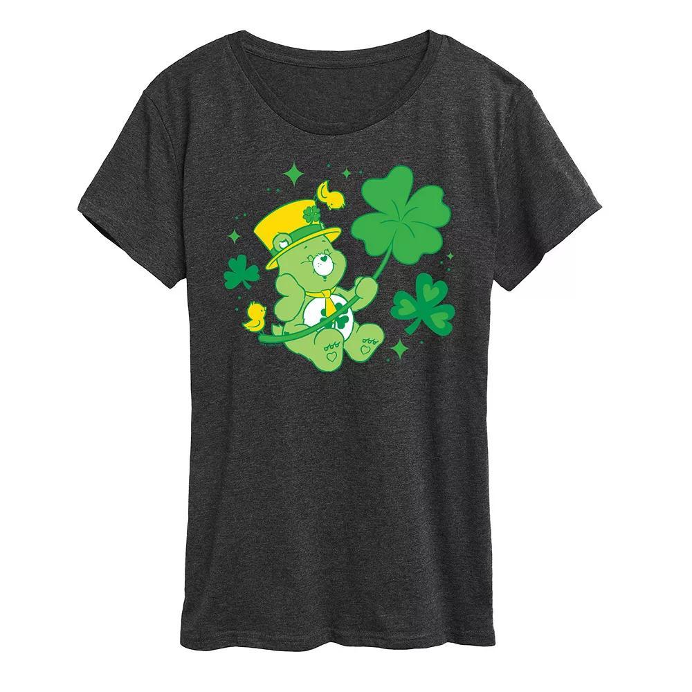 Womens Care Bears Hat Graphic Tee Heather Grey Product Image