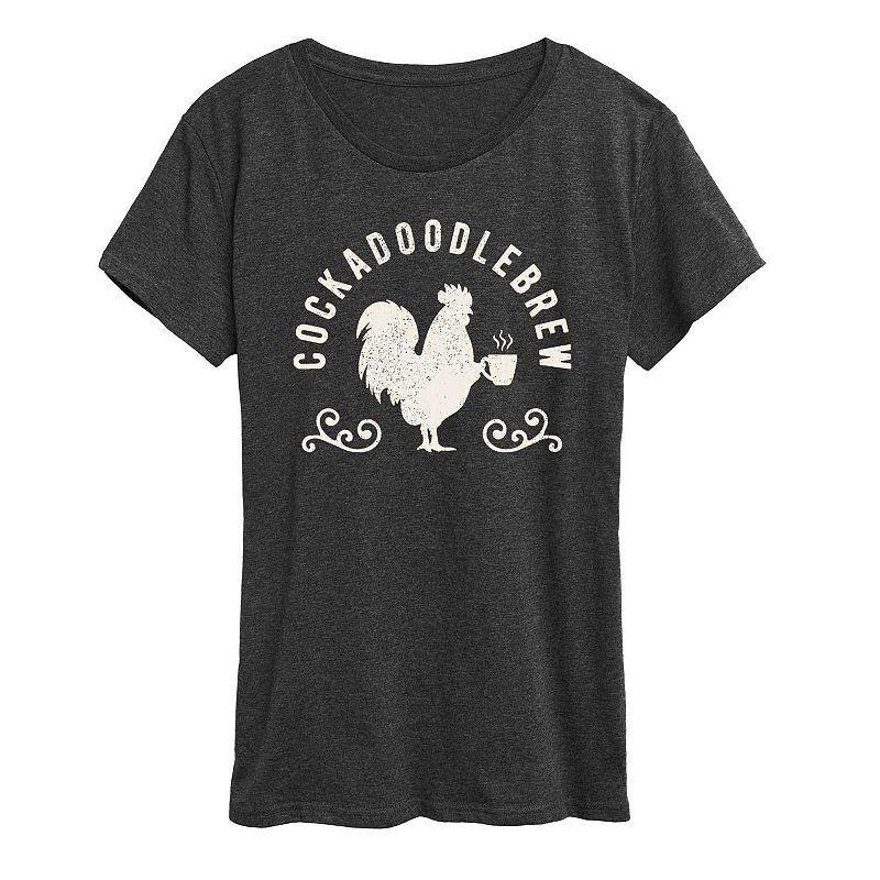Womens Cockadoodlebrew Graphic Tee, Girls Product Image