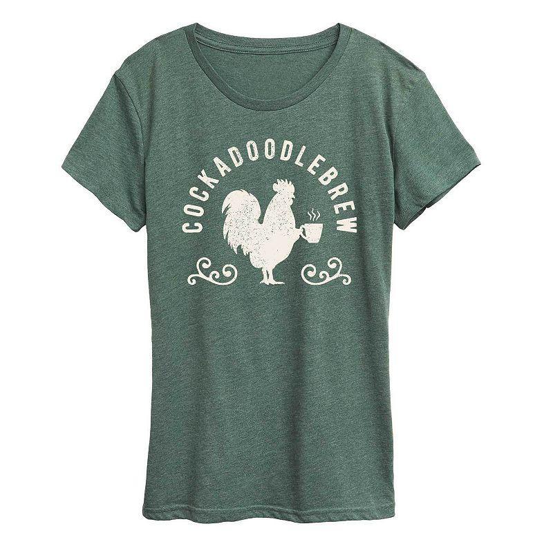 Womens Cockadoodlebrew Graphic Tee, Girls Product Image