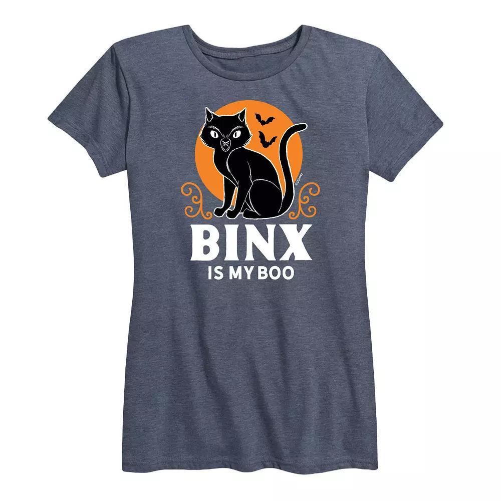 Disneys Hocus Pocus Binx Is My Boo Plus Size Graphic Tee, Womens Product Image