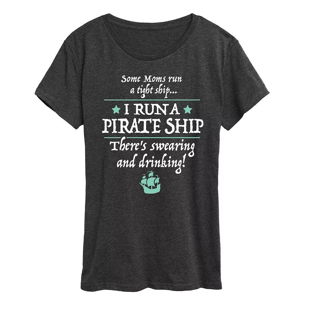 Womens Unapologetically Myself Graphic Tee, Girls Heather Grey Product Image