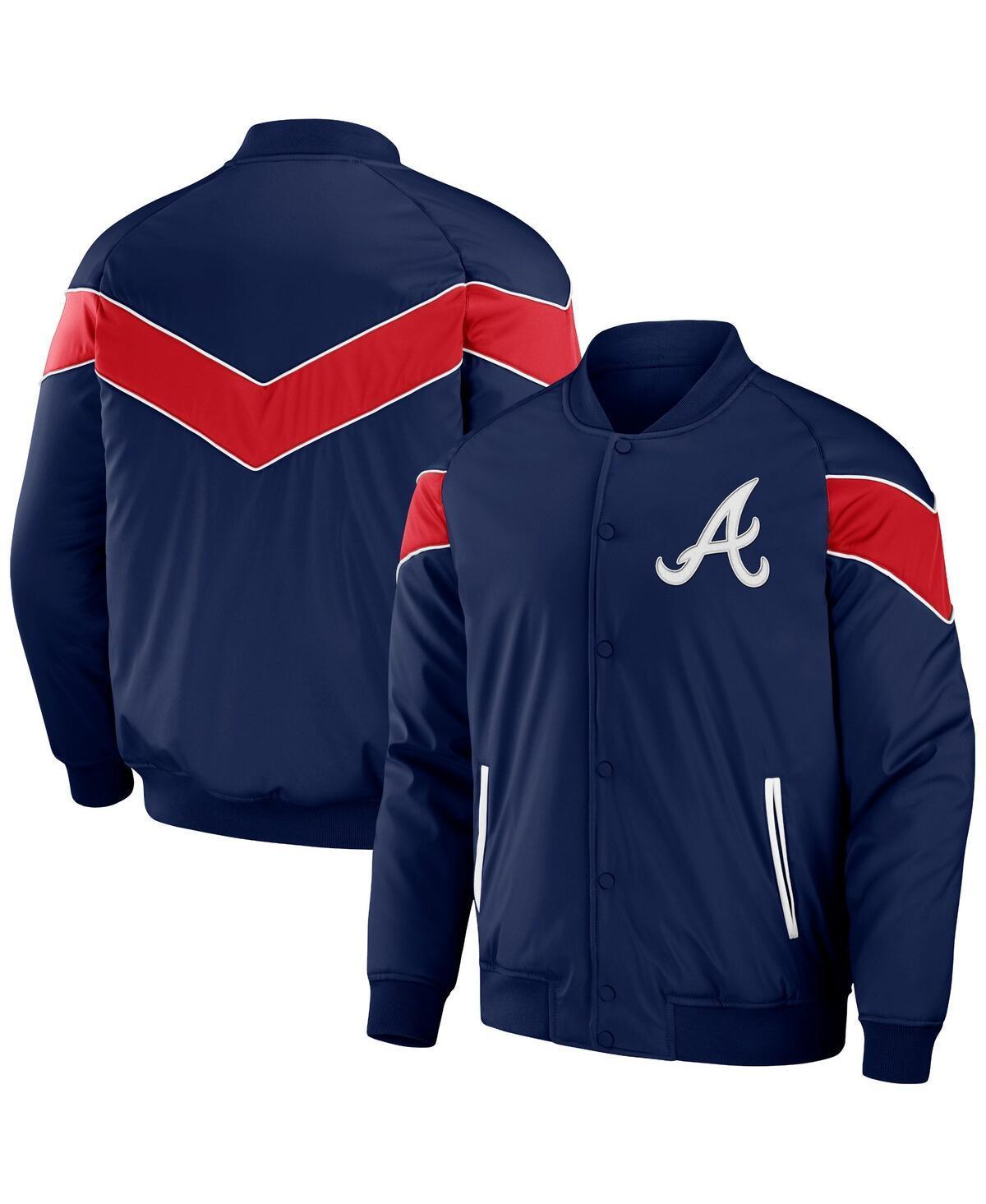 Men's Darius Rucker Collection by Fanatics Black Chicago Cubs Baseball Raglan Full-Snap Jacket, Size: Medium Product Image