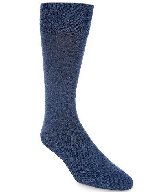 Cremieux Solid Flat Knit Crew Dress Socks Product Image