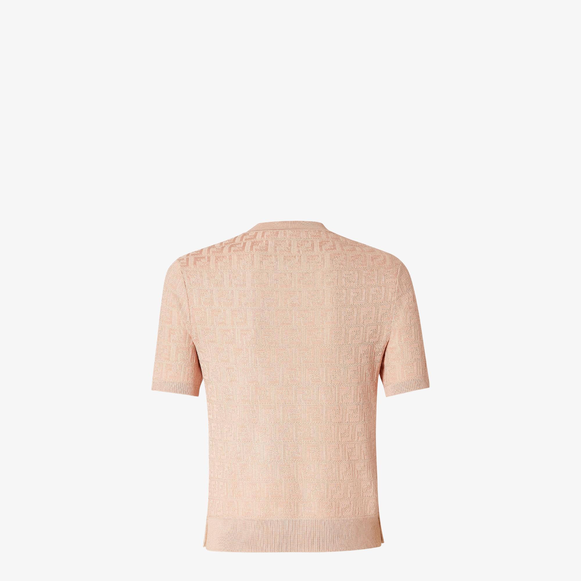 SweaterPink FF cotton and viscose sweater Product Image