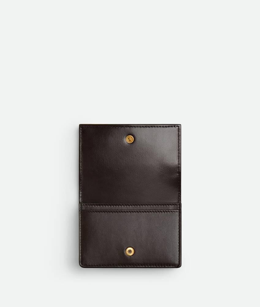 Women's Intrecciato Business Card Case in Fondant Product Image