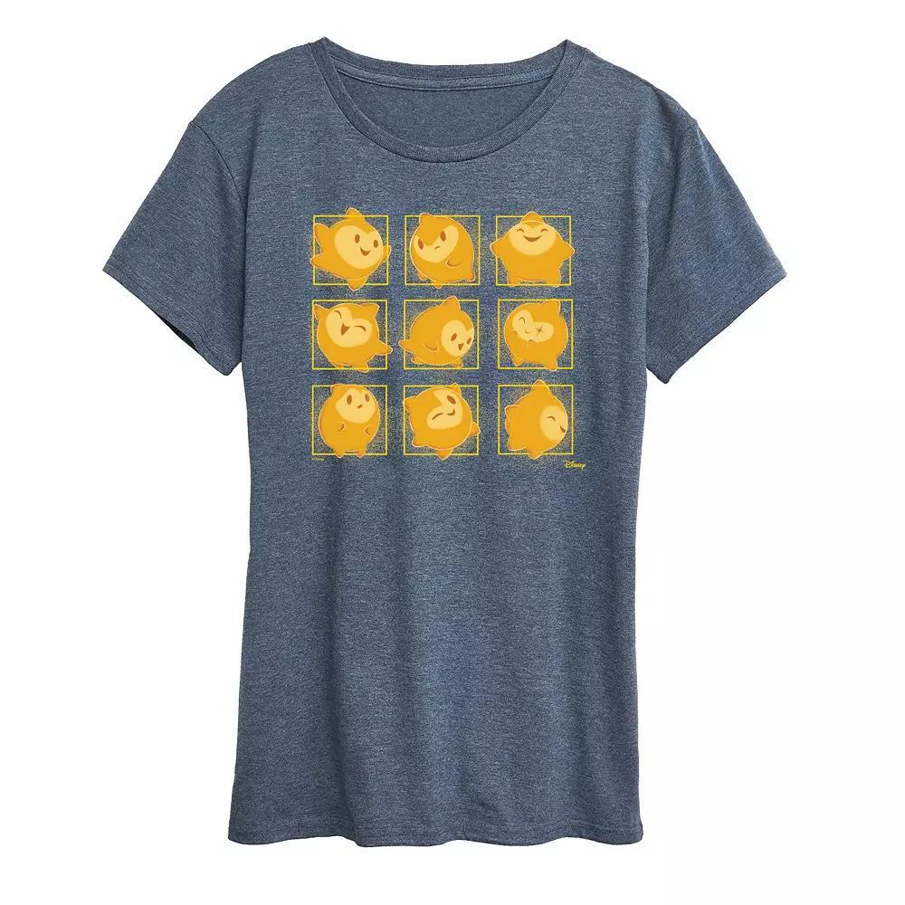 Plus Varsity Pickleball Graphic Tee, Womens Grey Dark Red Product Image