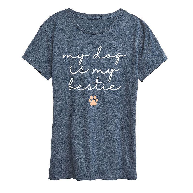 Women's Coors Banquet Mountains Graphic Tee, Size: Medium, Grey Blue Product Image