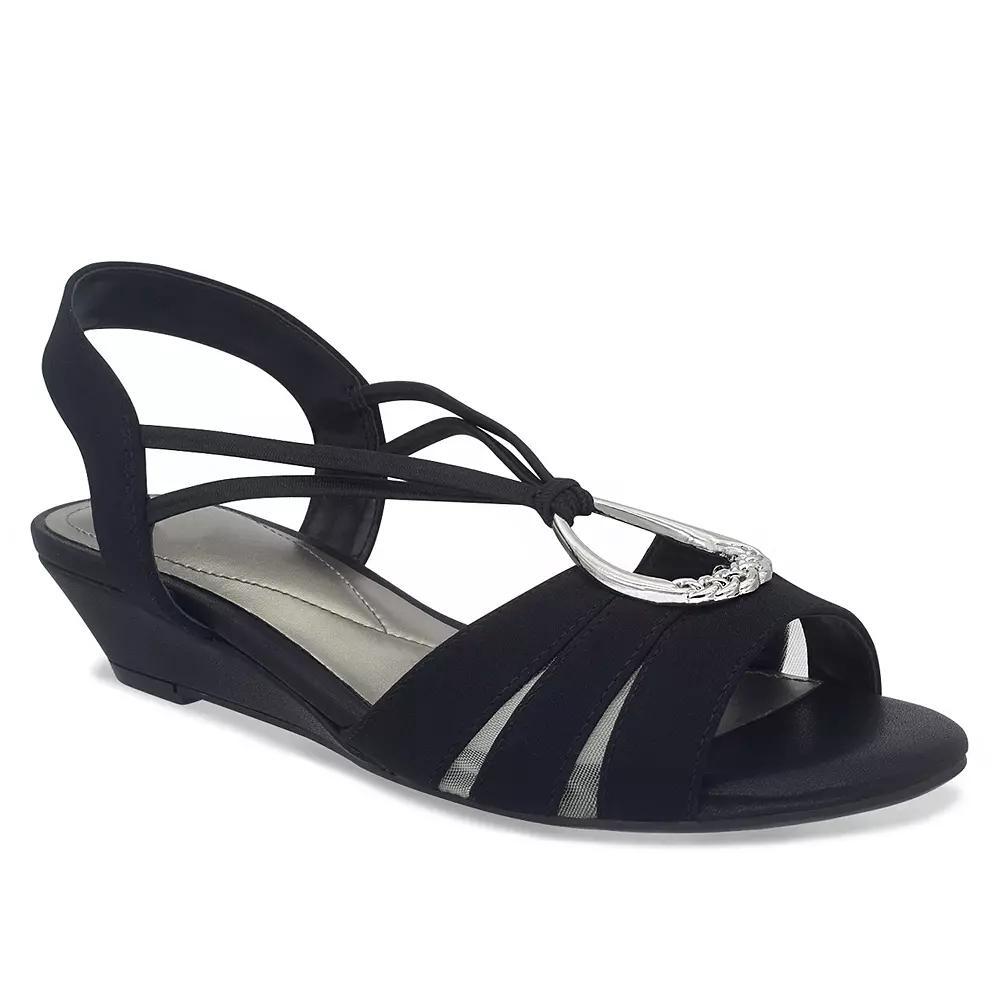 Impo Rita Women's Thong Memory Foam Sandals, Size: 7, Black Product Image