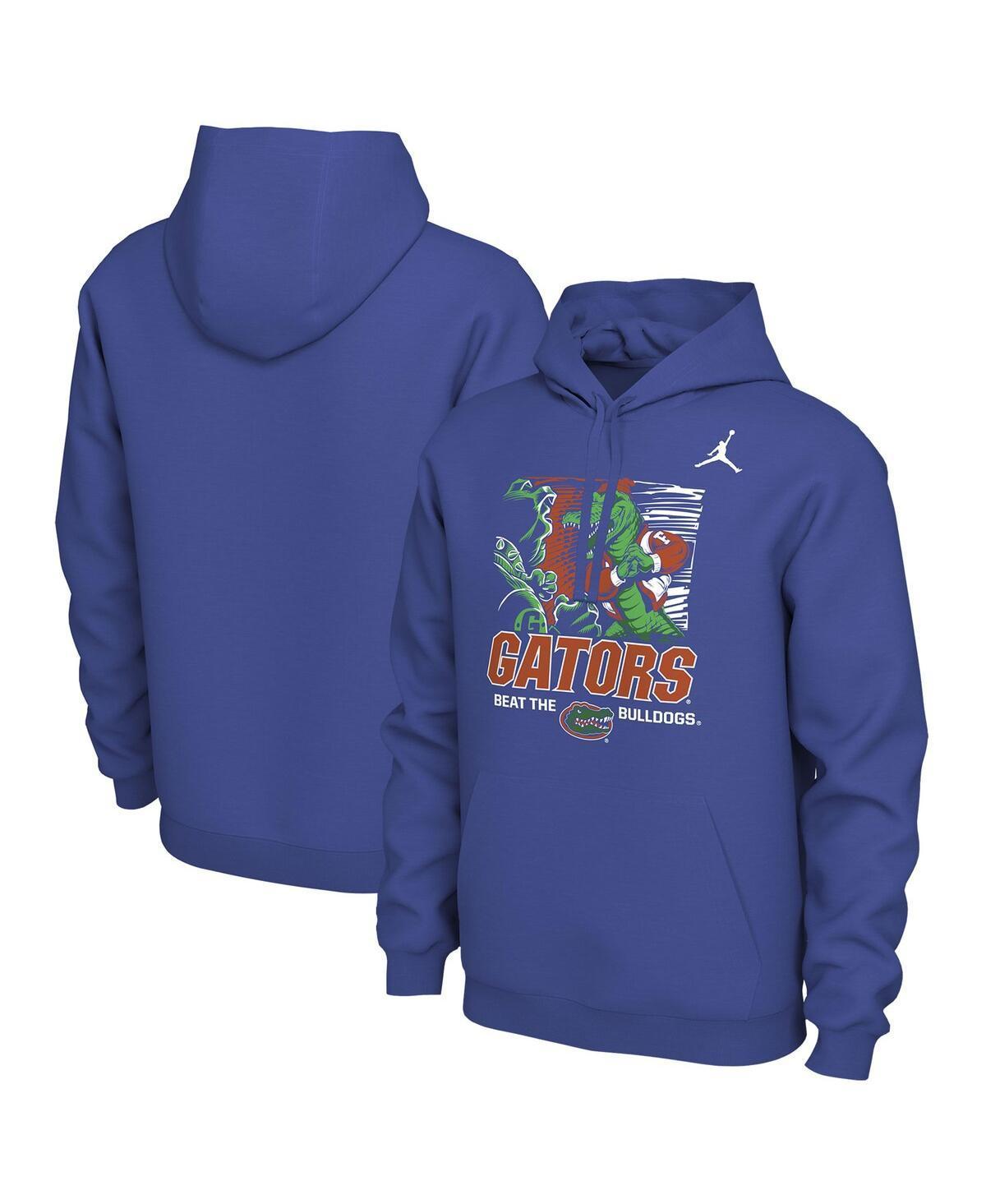 Men's Nike Royal Florida Gators FL/GA Rivalry Pullover Hoodie, Size: Small, Blue Product Image