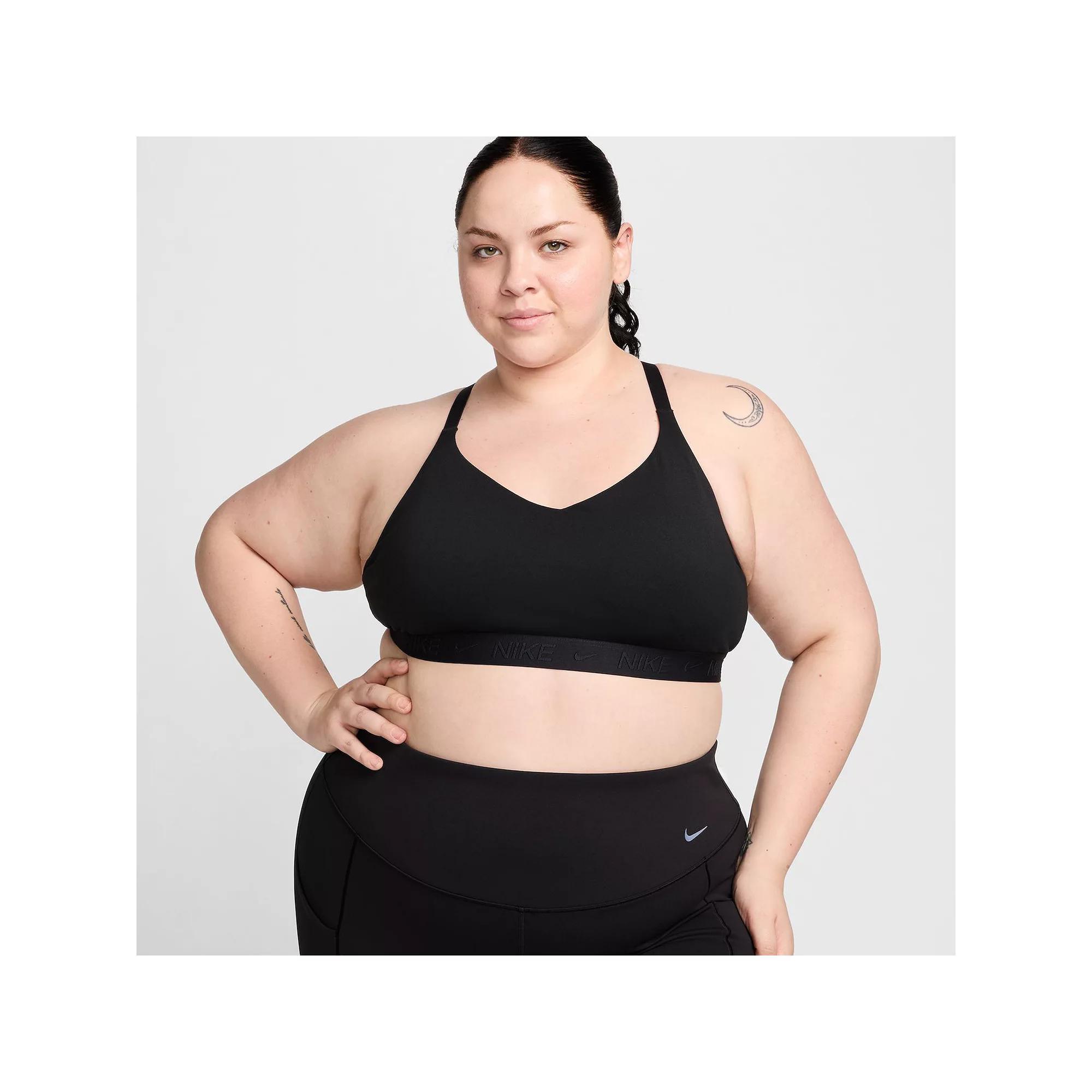 Plus Size Nike Indy Light Support Padded Sports Bra, Women's, Size: 1XL, Black Product Image