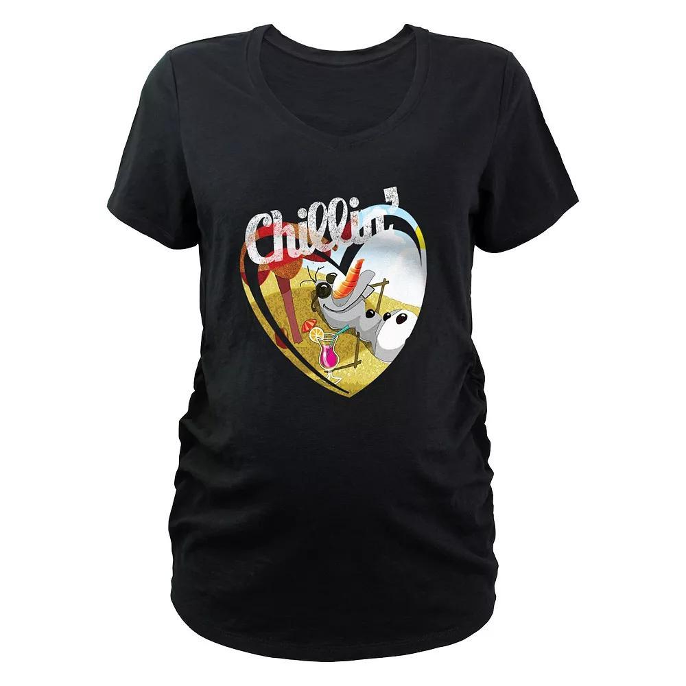 Disney's Lilo & Stitch Cupid Stitch Maternity Graphic Tee, Women's, Size: Large-Mat, Black Product Image