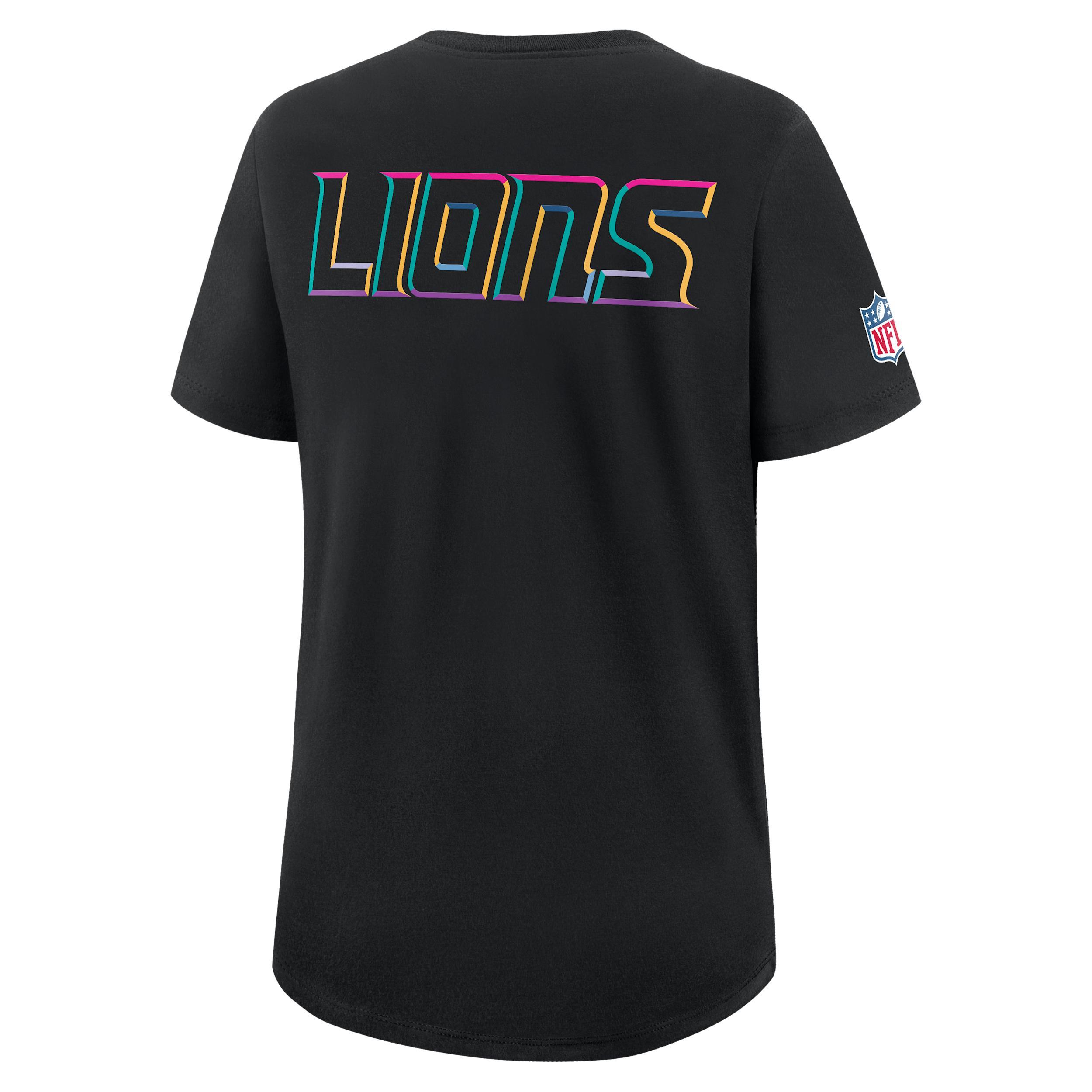 Detroit Lions Crucial Catch Women's Nike Dri-FIT NFL T-Shirt Product Image