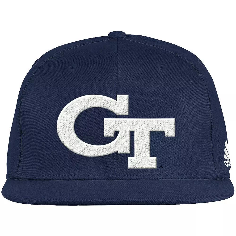 Men's adidas Navy Georgia Tech Yellow Jackets Logo On-Field Baseball Fitted Hat, Size: 7 5/8, Blue Product Image