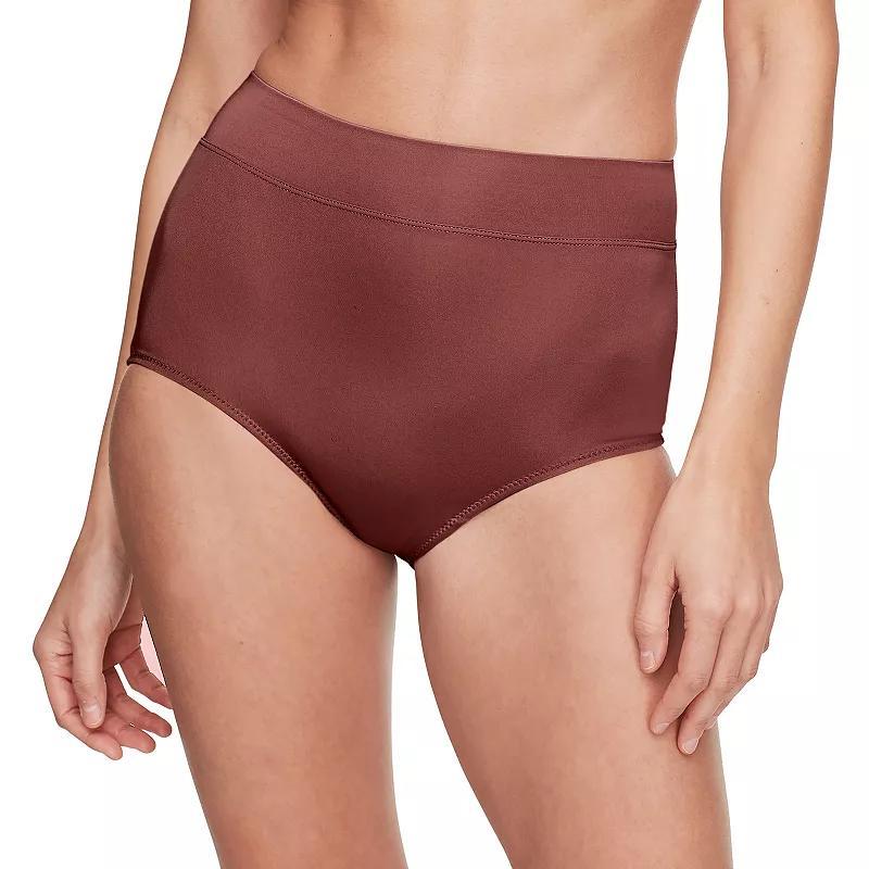 Warners No Pinching No Problems Tailored Brief 5738, Womens, Toasted Brown Product Image