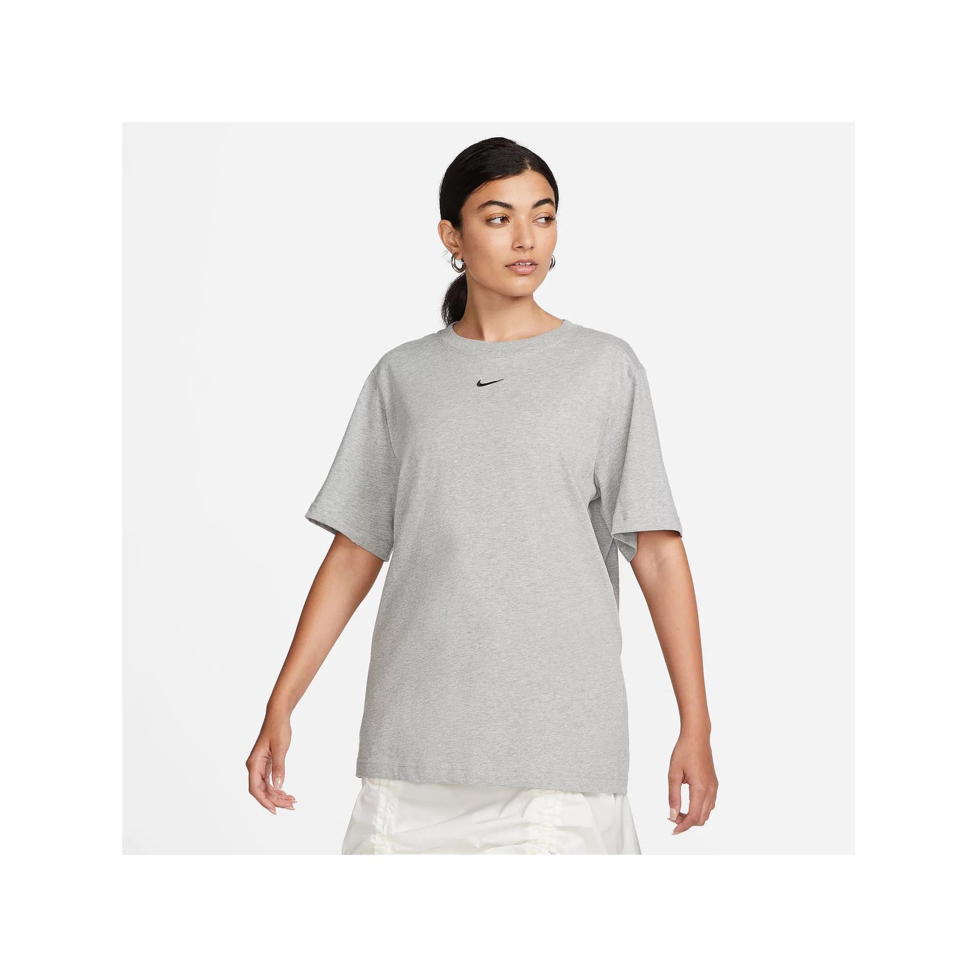 Women's Nike Sportswear Essential Tee, Size: XXL, Dark Grey Grey Product Image